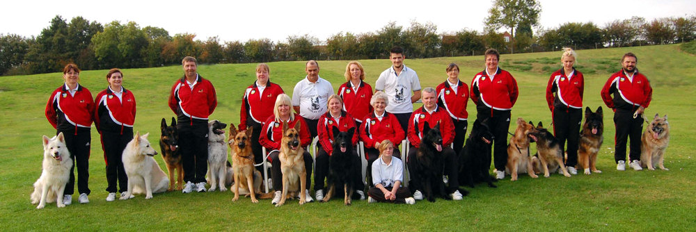 Pacesetters German Shepherd Dog Display Team Photo